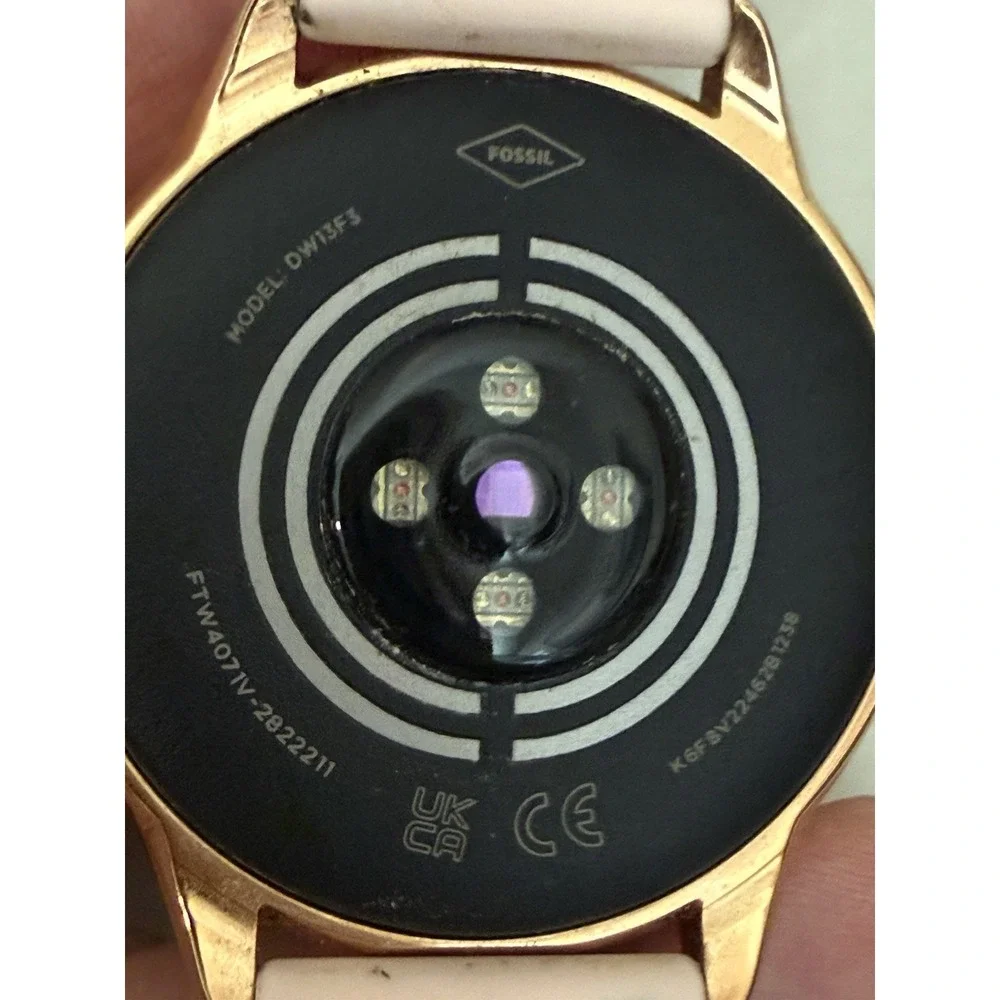 Fossil Gen 6 Smartwatch FTW4071 Rose Gold Pink 42mm Women Wear OS GPS Excellent